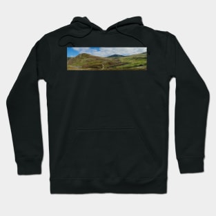 Panorama of Glen Shee in Perthshire, Scotland Hoodie